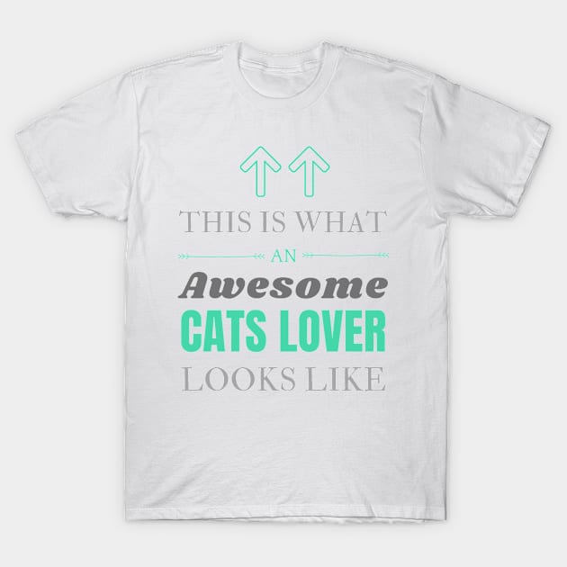 Cats Lover T-Shirt by Mdath